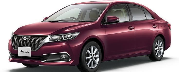 Image of Allion car model, BookMe Car Rental Service, New Car Models Available for Rent, Affordable Prices.